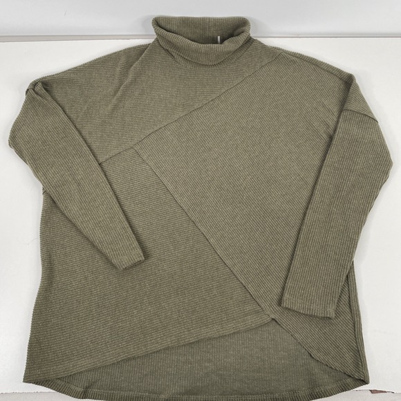 H by bordeaux Sweaters - H‎ By Bordeaux Womens Sz L Olive Green Turtleneck Sweater